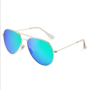 New blazing Blue Glasses